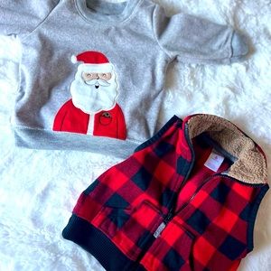 Carters sweater and vest